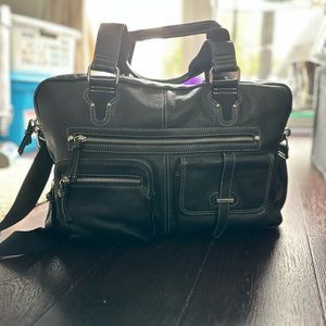 Danier Leather Leather weekender bag